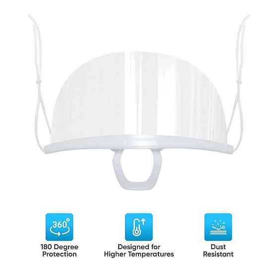 Прозорий захисний щиток, багаторазова прозора маска для обличчя Innoocare 10шт Луцьк