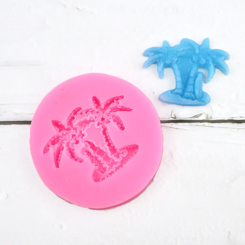 Молд силиконовый Пальмы 68 мм розовый Киев - изображение 4