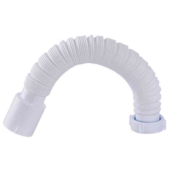 Трубка пластикова гофрована Г0852 40х50 L = 800 мм гайка пластик SOLOPLAST Київ