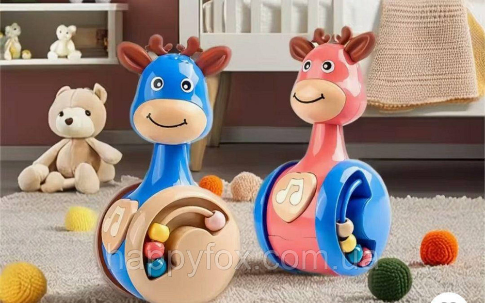 Іграшка-брязкальце “Веселий Оленятко” Львів - фото 1