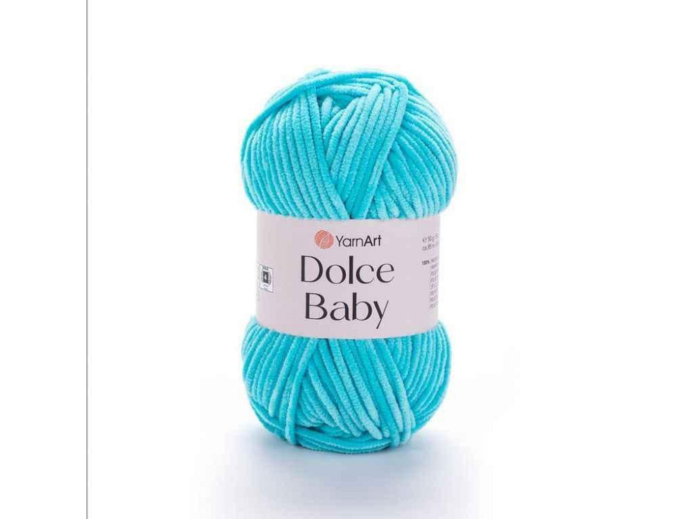 Пряжа Dolce Baby бирюзовый 100% микрополиэстр 85м 50г 5шт/уп 746 ТМ YarnArt Киев - изображение 1