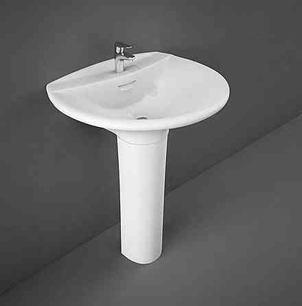 Раковина з ніжкою RAK Ceramics Venice 650x205x510 мм (RAK0039) Білий Київ