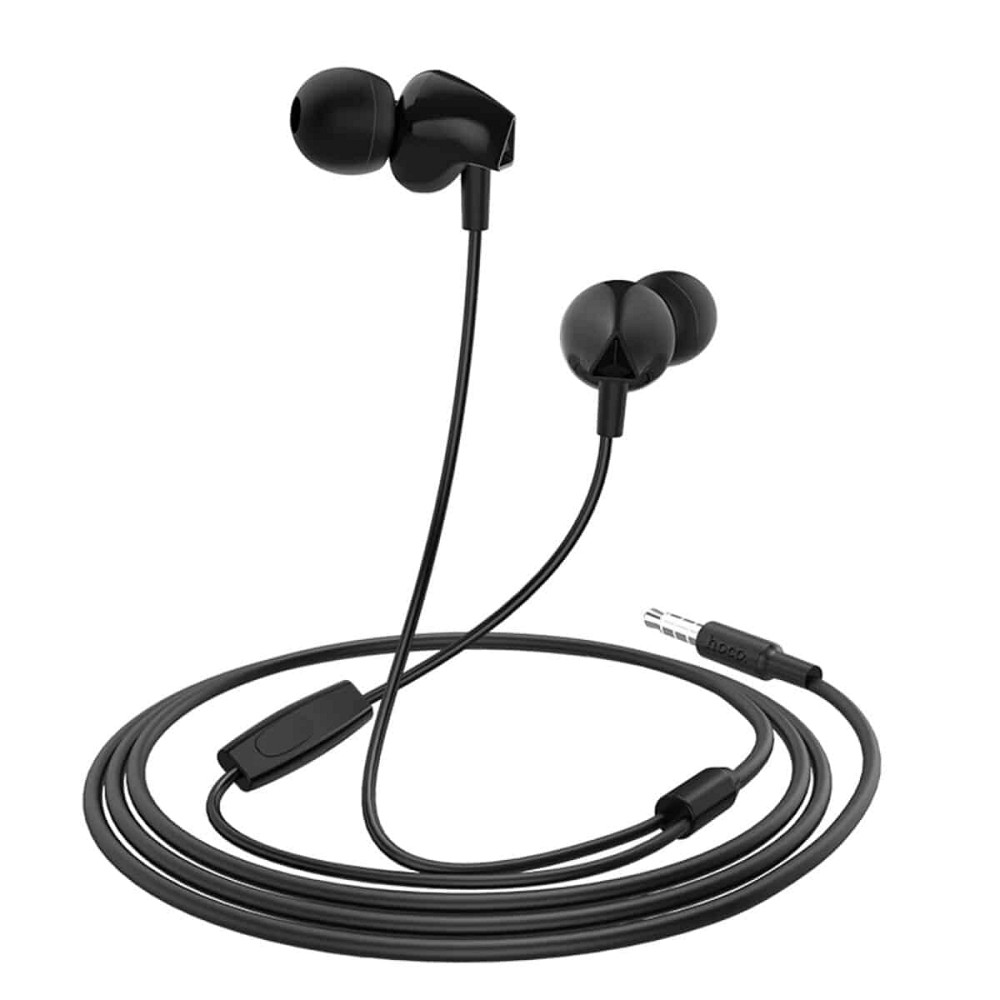 Навушники HOCO M60 Perfect sound universal earphones with mic Black Київ - фото 3