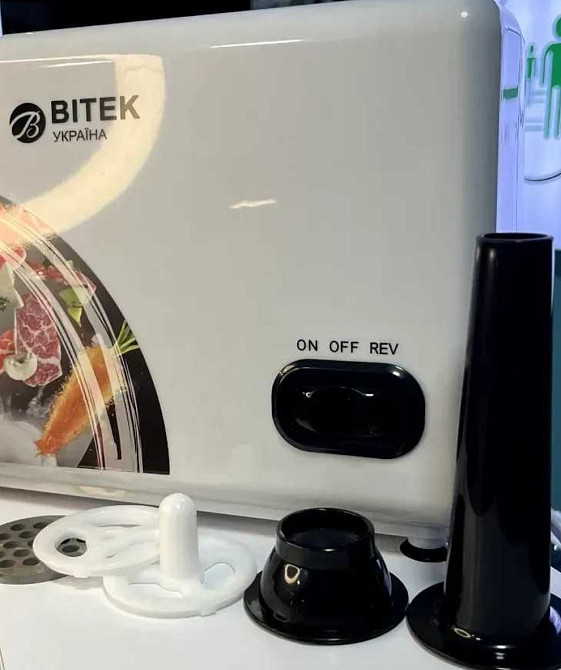 Потужна Електром'ясорубка 3200 Вт Bitek BT-3367 | Реверс | Для ковбас. Харків - фото 7