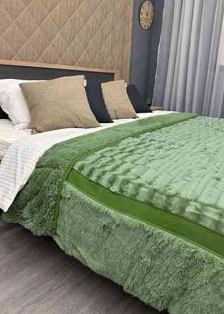 Плед-покривало смужка 220х250 см (+-5см) Салатовий (87-103) Київ