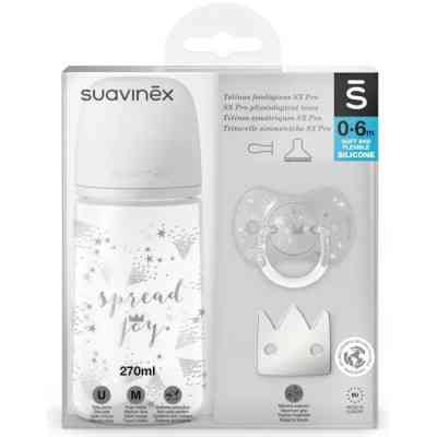 Набір для годування новонароджених Suavinex Чарівні історії срібна корона (307542) Вінниця