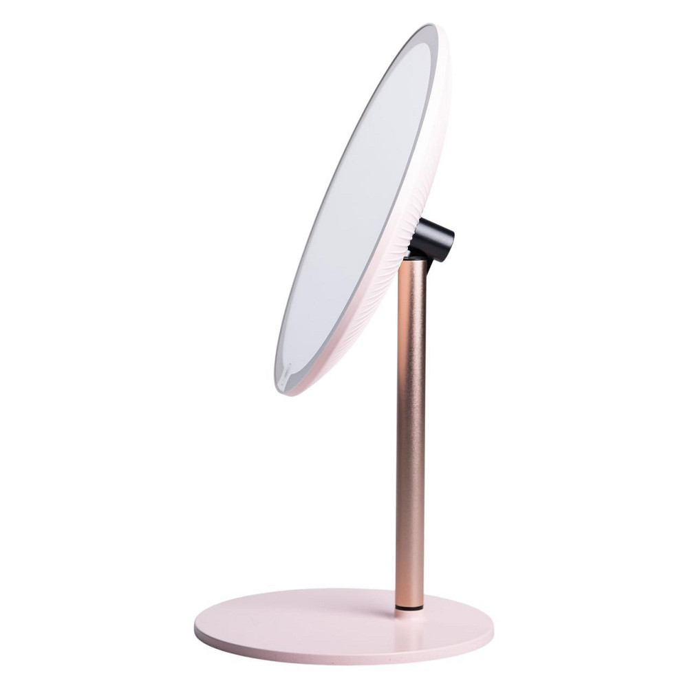 Косметическое зеркало с подсветкой настольное розовое Киев - изображение 1