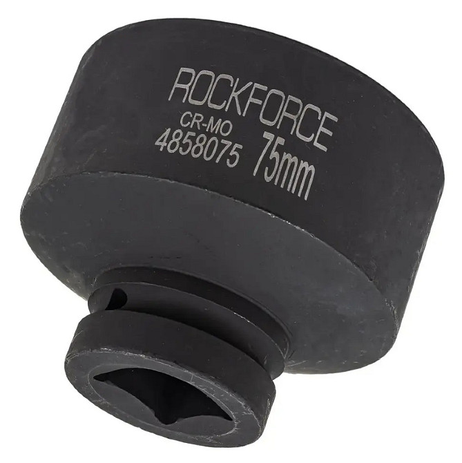Головка ударная 1'' 75мм 6-гранная Rockforce RF-4858075 Одесса - изображение 1