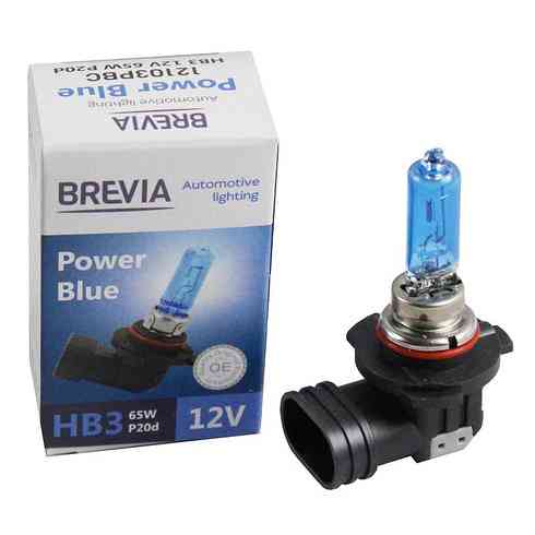 Галогенова лампа Brevia HB3 12V 65W P20d Power Blue 4200K Львів