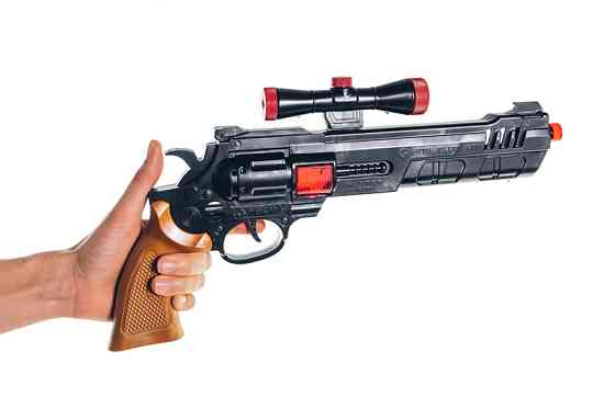 Іграшковий автомат-тріскачка 725 з прицілом Вінниця