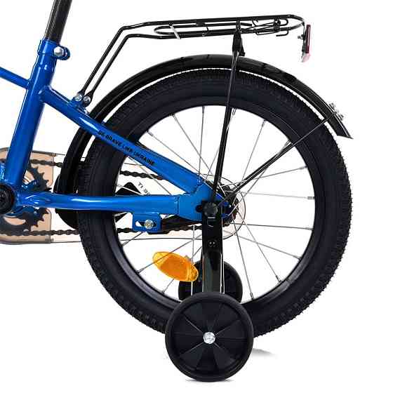 Велосипед дитячий MB 16022-1, 16 дюймів, синьо-білий Вінниця