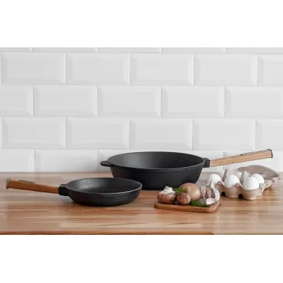 Сковорода Brizoll Optima чавунна з ручкою 280х60 мм (O2860-P) Винница - изображение 9