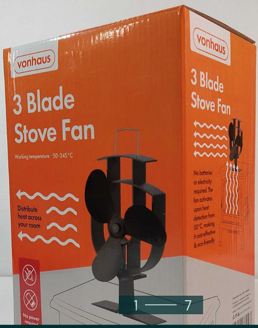 Тепловентилятор, Вентилятор-blade Stove Fan vanhaus Київ - фото 1