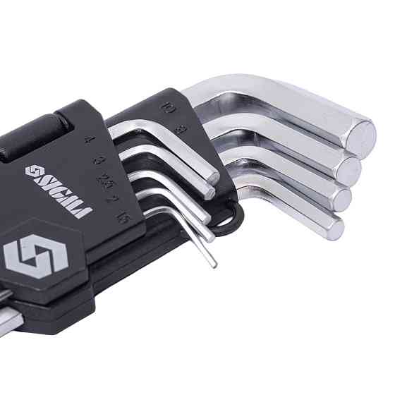 Ключи шестигранные 9шт 1.5-10мм CrV (средние) SIGMA (4022021) Ровно