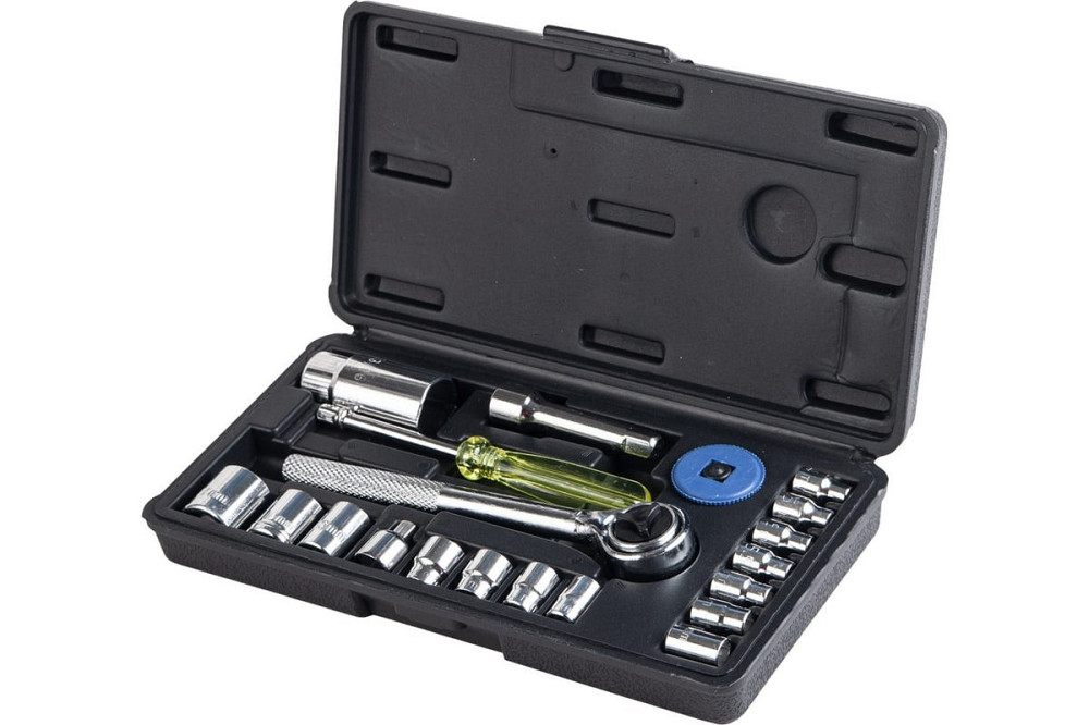 Набір інструментів 21пр. 1/4", 3/8" (6гр.) (4-17мм) Одеса - фото 4