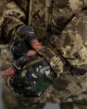 Бушлат чоловічий військовий армійський піксель теплий L Одесса - изображение 6