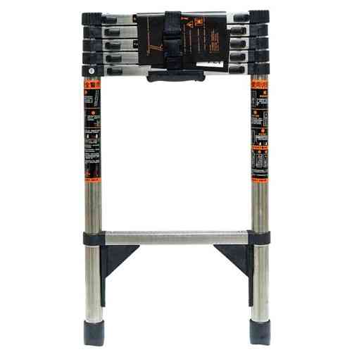 Драбина телескопічна 2.3м, приставна, нержавіюча сталь Київ