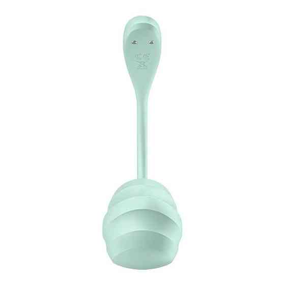 Смарт-віброяйце Satisfyer Smooth Petal Connect App Mint Sex Aura Київ