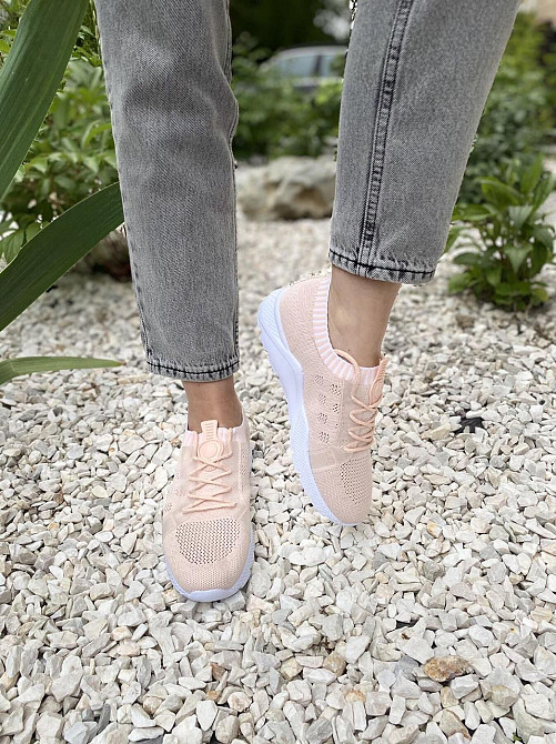 No brend Кросівки жіночі B25 пудра (літо, сітка) (1552) 38р.39р.40р. Коломия - фото 4