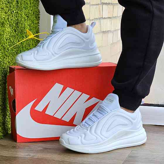 Кроссовки Nike 720 Белые Женские Найк с Амортизацией (размеры: 39,40,41,42,43) Видео Обзор Днепр