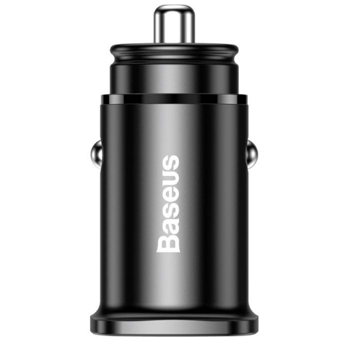 Автомобильное зарядное устройство BASEUS CCALL-AS01 USB+Type-C 30W QC+PD черный Житомир - изображение 1