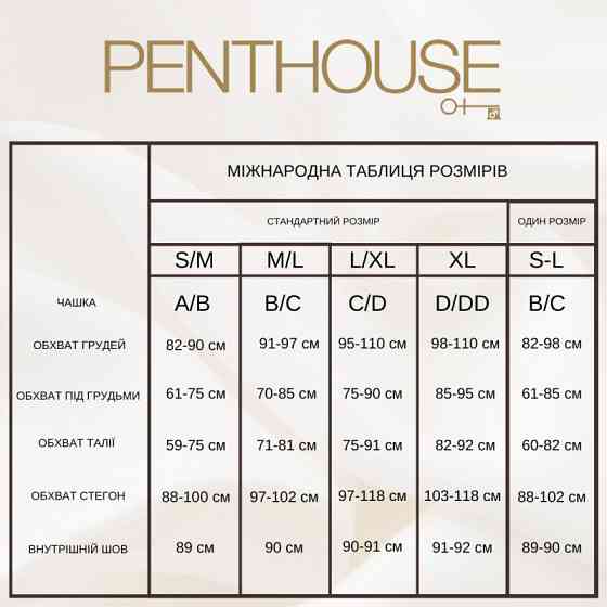 Сексуальное платье с трусиками HEART ROB цвет: белый Penthouse (Германия) L/XL Sex Aura Киев