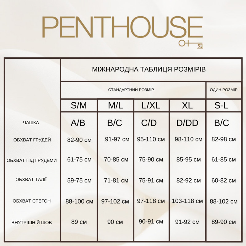 Сексуальное платье с трусиками HEART ROB цвет: белый Penthouse (Германия) L/XL Sex Aura Киев - изображение 4