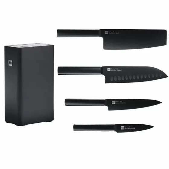 Набір ножів Xiaomi HuoHou Set of Knives with Stand 5 in 1 (HU0076) Чернівці
