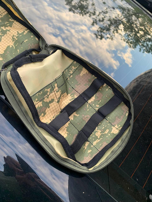 Аптечка тактична піксель, підсумок під аптечку ВСУ військова аптечка сумка для медикаментів Днепр - изображение 3