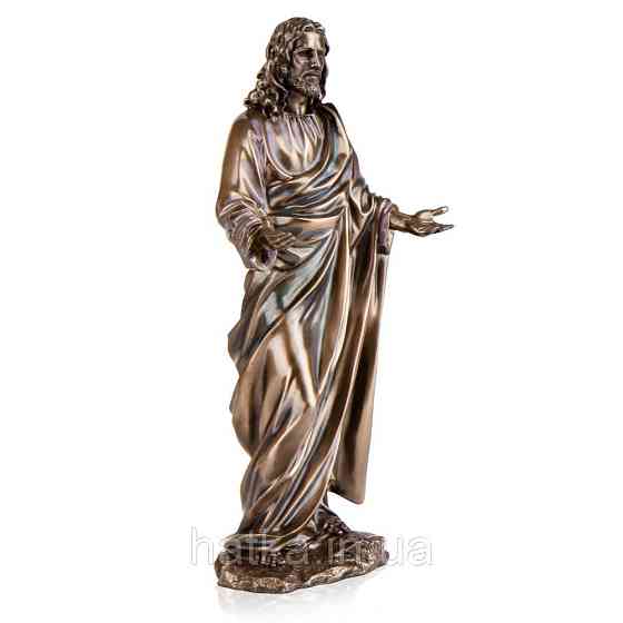 Статуэтка Veronese Иисус христос 30х12 см  полистоун с бронзовым покрытием  73870A4 Киев