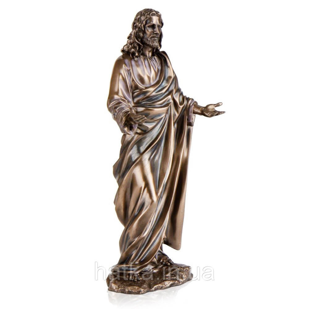 Статуэтка Veronese Иисус христос 30х12 см  полистоун с бронзовым покрытием  73870A4 Киев - изображение 4