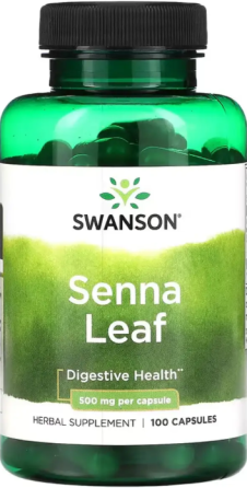 Листя сіни Swanson Senna Leaf 500mg 100 капс Київ
