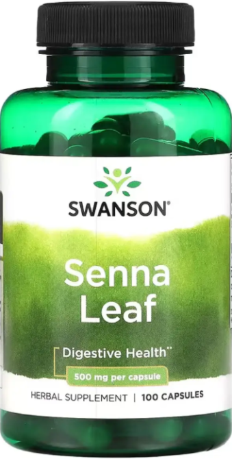 Листя сіни Swanson Senna Leaf 500mg 100 капс Київ - фото 1