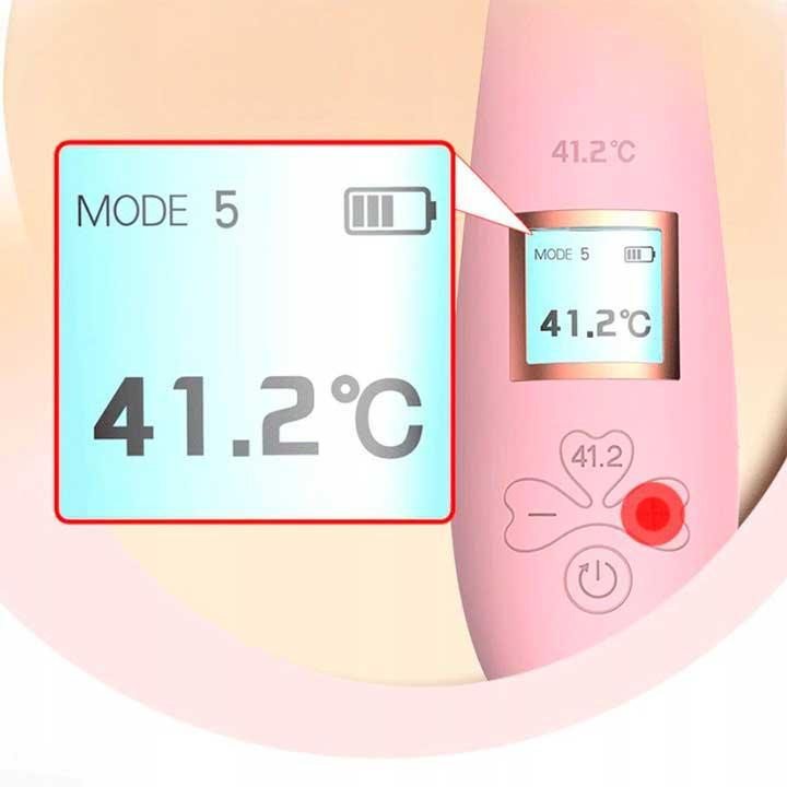 Вібратор кролик з підігрівом LILO бордо Вінниця - фото 16