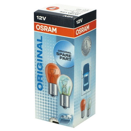 Покажнена лампа розжарювання OSRAM 7507 PY21W 12 V BAU15s 10X5 Amber Харків - фото 2