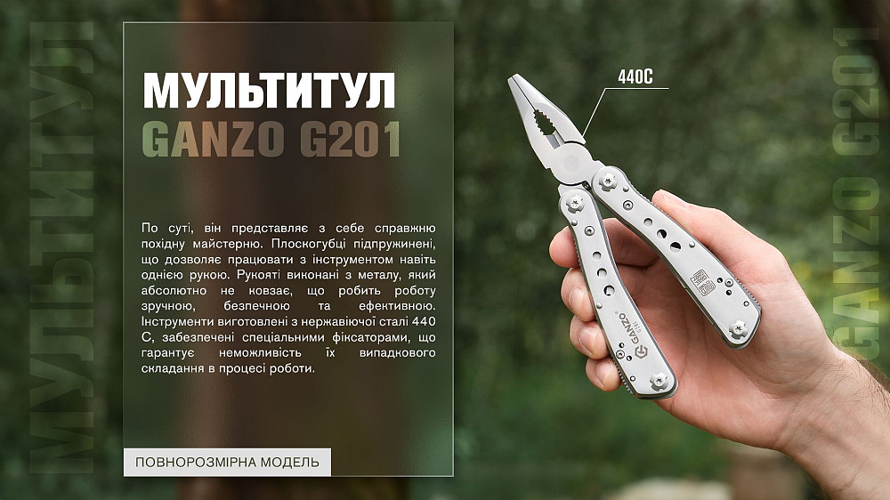 Мультитул Multi Tool Ganzo G201 Киев - изображение 20