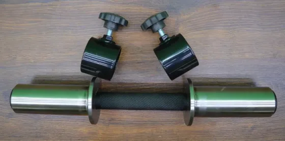 Гриф гантельний олімпійський на 44 см з діаметром 50 мм Гантелі, гирі, штанги та диски Київ