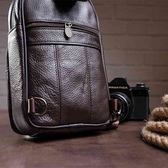 Сумка мужская через плечо Vintage 14986 Коричневая Киев