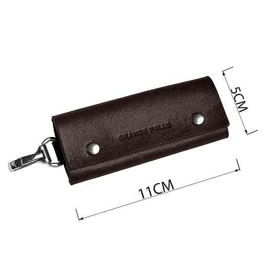 Надежная ключница из натуральной кожи Grande Pelle 11380 Коричневый Киев