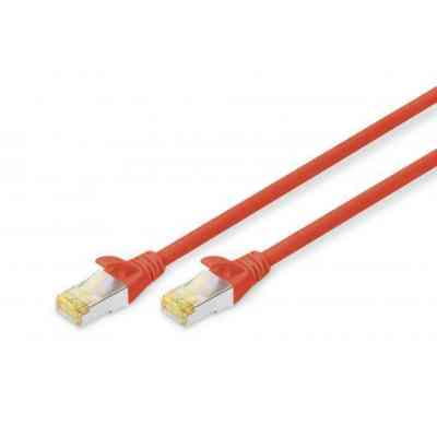 Патч-корд 1м, CAT 6a S-FTP, AWG 26/7, Cu, LSZH, red Digitus (DK-1644-A-010/R) Вінниця