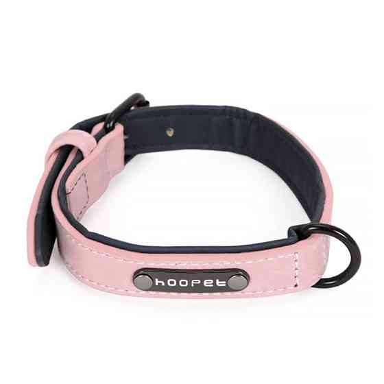 Ошейник двухслойный для собак Hoopet W033 Pink L Киев