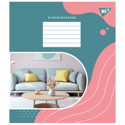 Зошит Yes Your interior А5 96 аркушів лінія (767182) Вінниця - фото 6