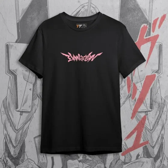 Футболка для подростка мальчика с принтом Евангелион 08 Размер 160 Anime10095 Днепр