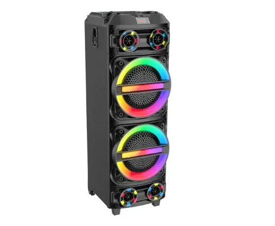 Портативная Bluetooth колонка ZQS8231 с 2 микрофонами, караоке система USB/TF/FM, LED Одесса