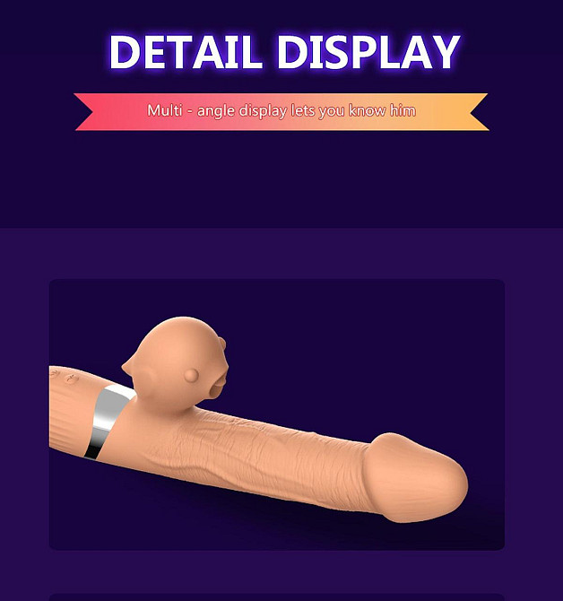 Вібратор - Basia Thtusting Vibrator 2in1 Sex Aura Київ - фото 9