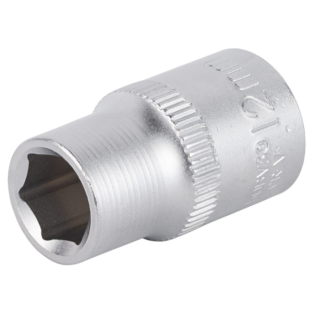 Sigma Насадка шестигранная короткая 1/2" 12мм CrV mid SIGMA (6071121) Коломыя - изображение 5