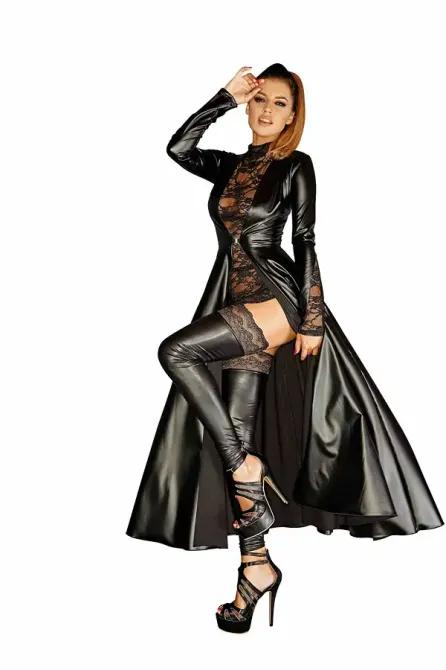 Сукня Noir Handmade F128C Powerwetlook gown coat - L Львов - изображение 2