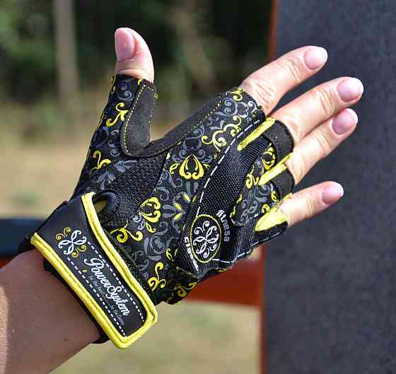 Рукавички для фітнесу Power System PS-2910 Classy Жіночі Yellow XS Киев