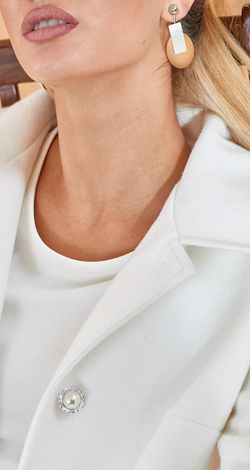 Модне пальто зі знімним хутром Київ - фото 5