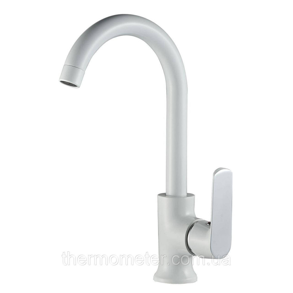 Смеситель для кухни Globus Lux Laguna GLA-0203SL-7-WHITE Киев - изображение 2